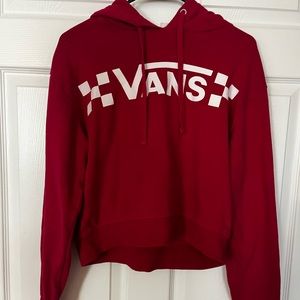 Vans Hot Pink Cropped Hoodie